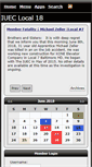 Mobile Screenshot of iueclocal18.org